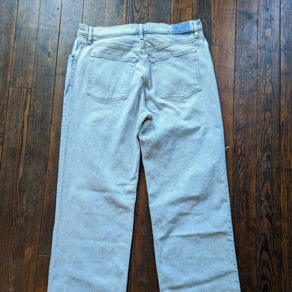 Abercrombie & Fitch High Rise 90s Relaxed Jeans Light 34 x 18
